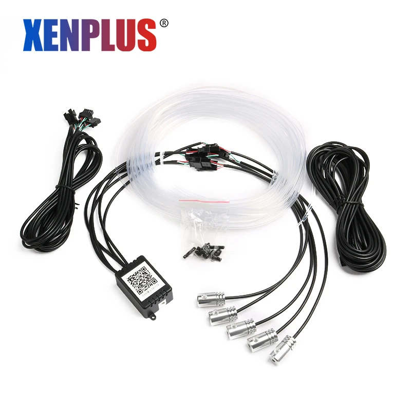 Светодиодсветильник RGB лента для салона автомобиля Xenplus 4x6 м многоцветная