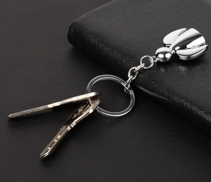 Креативный дизайн брелок с милым ангелом для мужчин и женщин брелок-кольцо