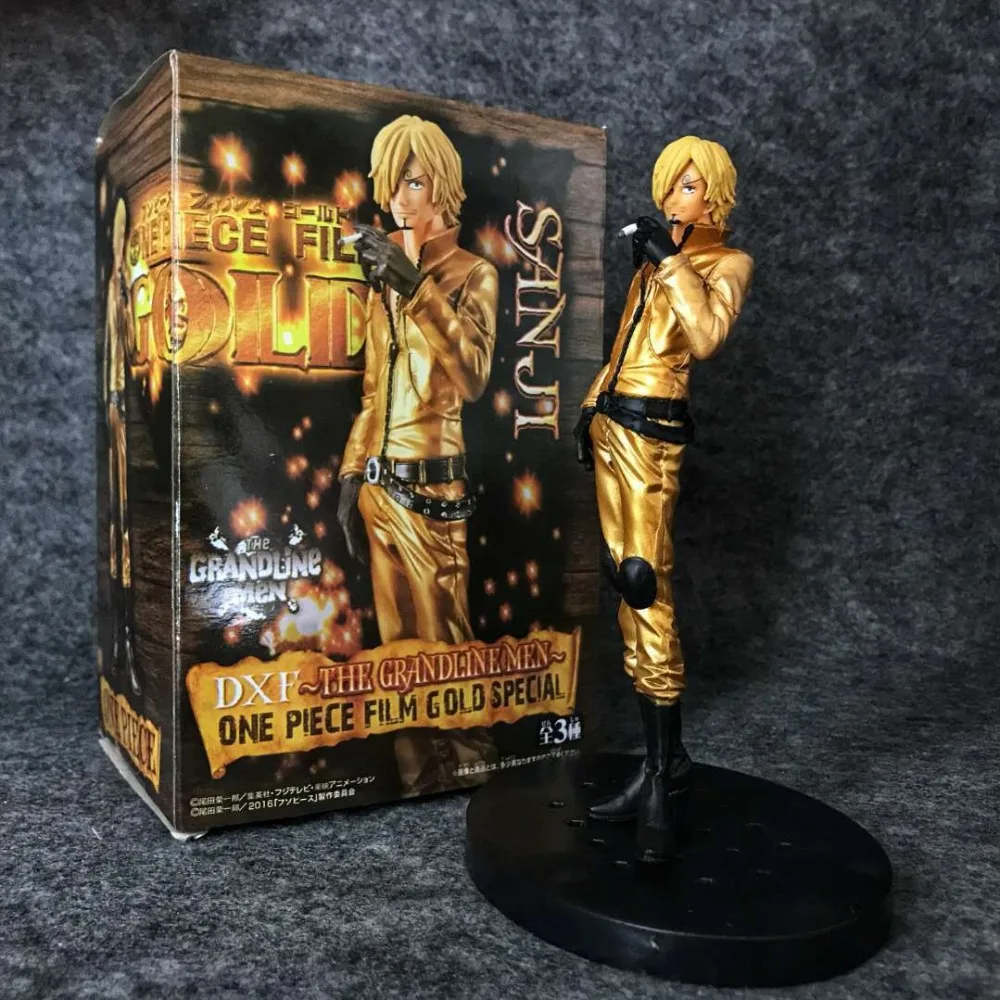 

DXF The Grandline Men Anime One Piece Film Glod Special Vinsmoke Sanji PVC Action Figure Collectible Model Toys Doll 16cm