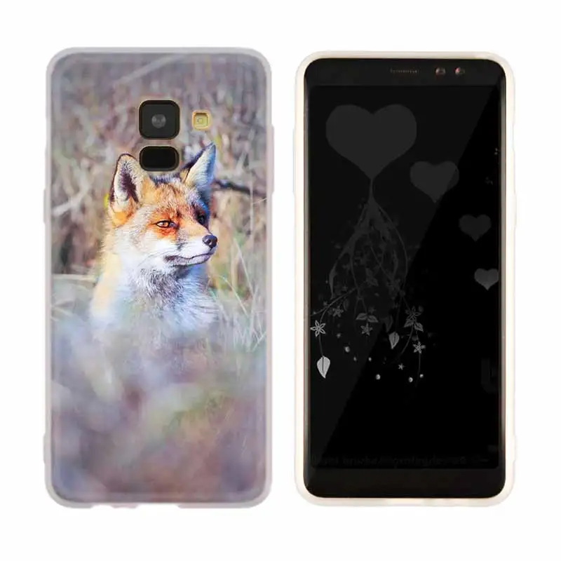 a7 Г-н милое платье с лисой для samsung Galaxy A10/A30/A40/A50/A70 A9 A8 A6 a7 A3 A5 ТПУ чехол мягкое сиденье автомобиля - Цвет: a7