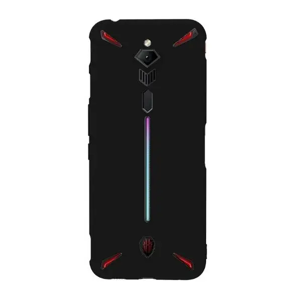 Чехол ZTE nubia Red Magic 3 3S черный ультратонкий защитный мягкий матовый чехол из ТПУ для