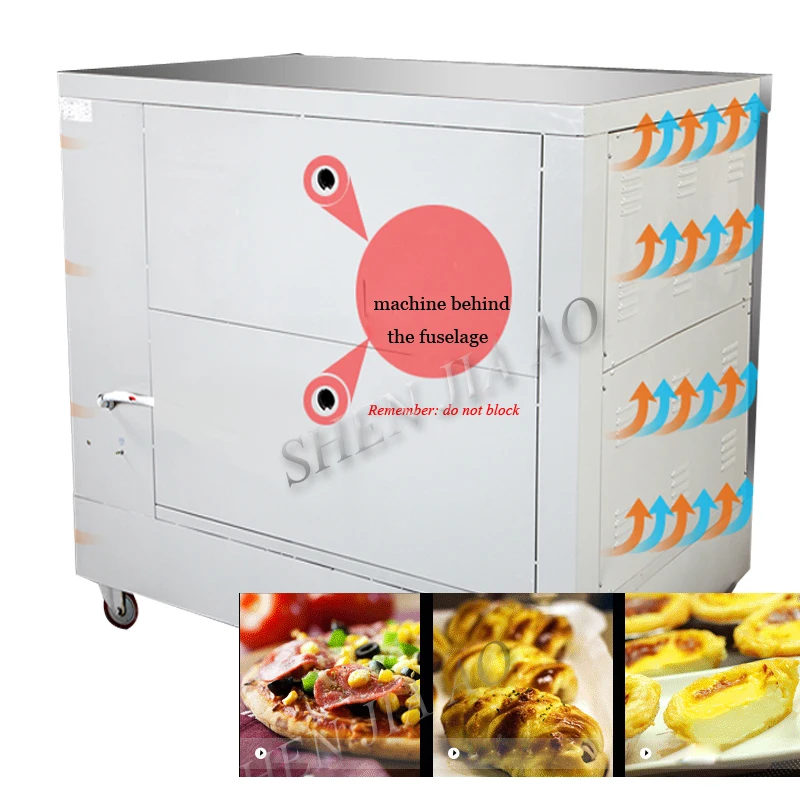 Электрическая духовка для выпечки хлеба 6400 Вт двухслойные двойные тарелки Торт