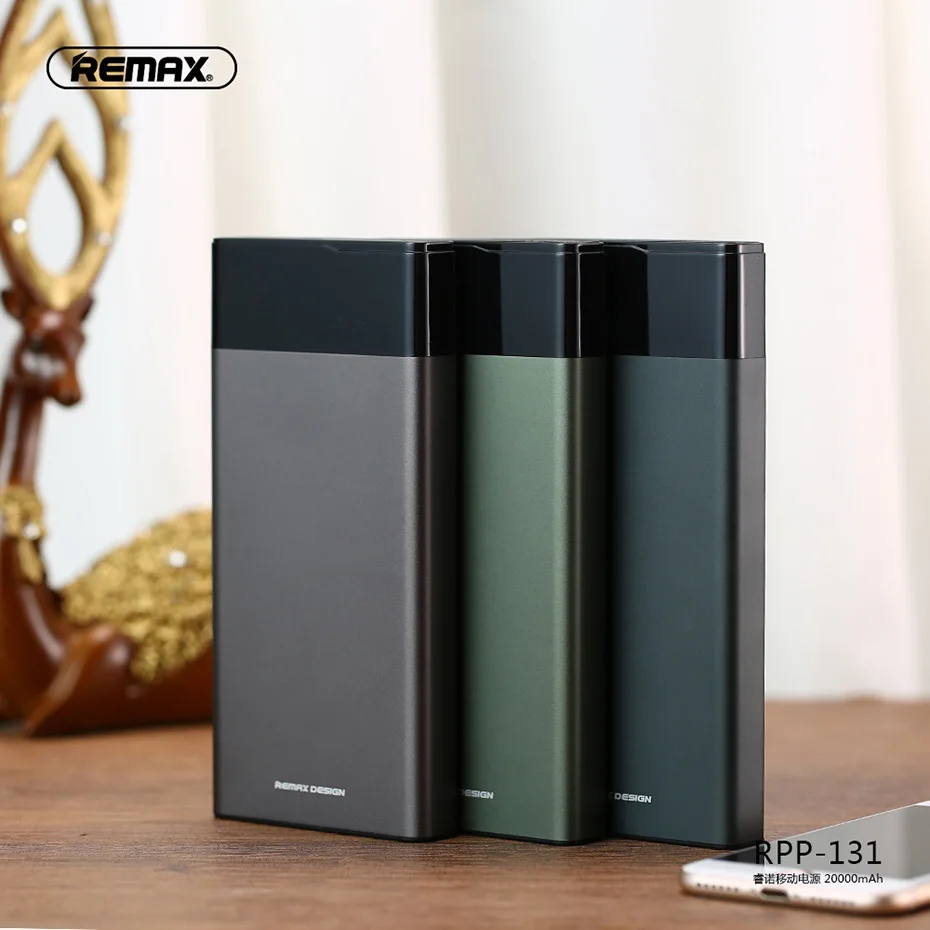 Remax 20000 мАч Внешний аккумулятор с двойным USB ЖК-дисплеем, портативное Внешнее зарядное устройство, внешний аккумулятор 10000 мАч для Xiaomi samsung huawei