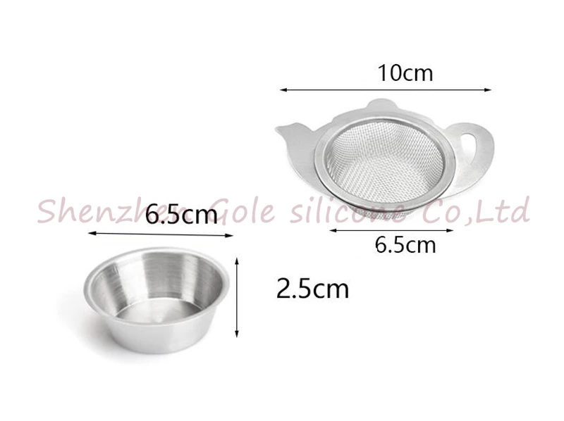 Stainless Steel Tea Strainer with Handle Mesh Infuser Container Holder for Teapot Mugs Cups Loose Brewing Tools 100pcs | Дом и сад