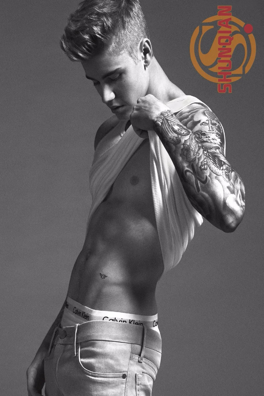 Горячая Распродажа на заказ с изображением Джастина Бибера и надписью плакат