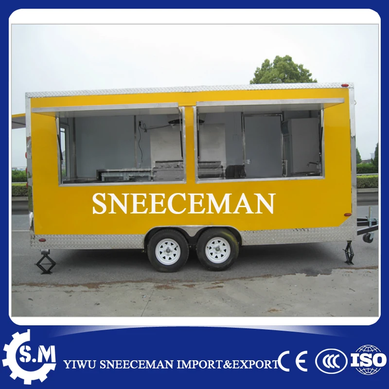 Уличная тележка для еды торговая мороженого мобильная помещений и улицы киоск