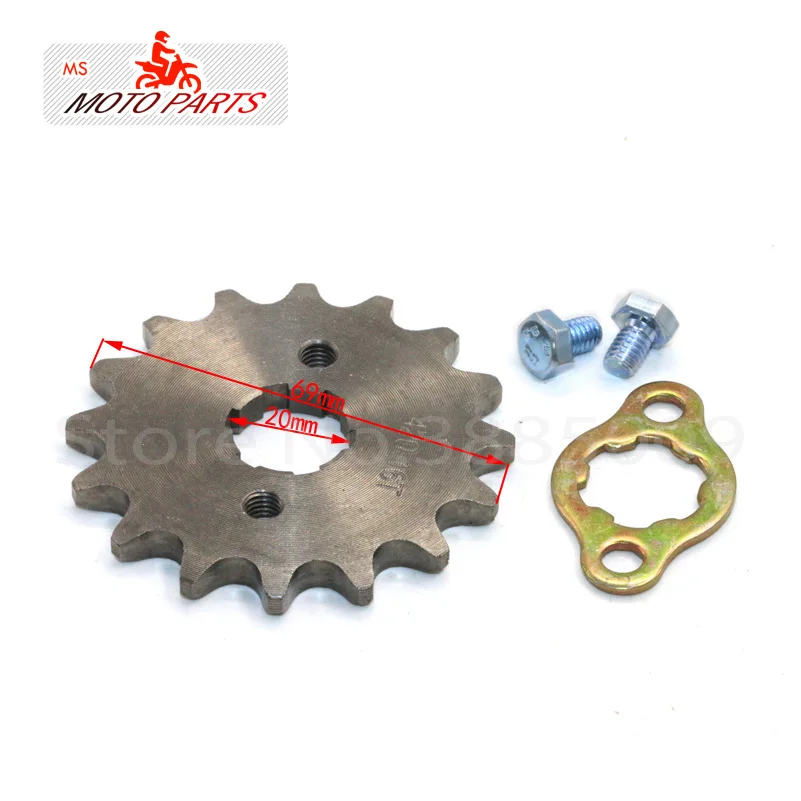 

420 16 T Tooth 20mm ID Front Engine Sprocket for GPX Orion SSR SDG Dirt Pit Bike ATV Quad Motor Moped Buggy Scooter Motorcycle