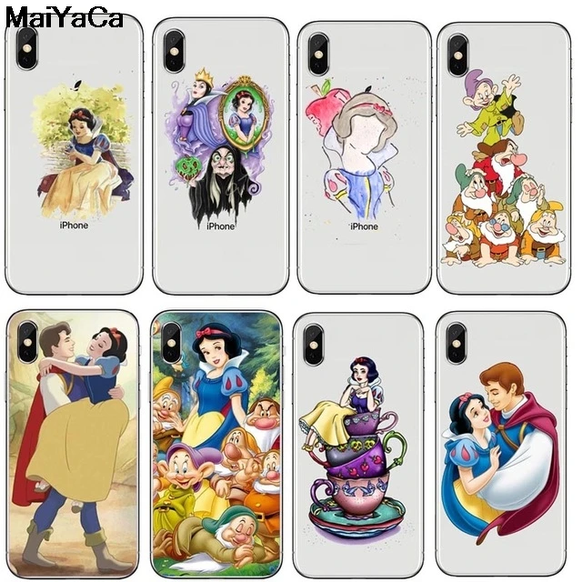 MaiYaCa Белоснежка и семь гномов для iPhone 4S 5C 5S 6S 7 8 Plus X XR XS MAX чехлы телефонов