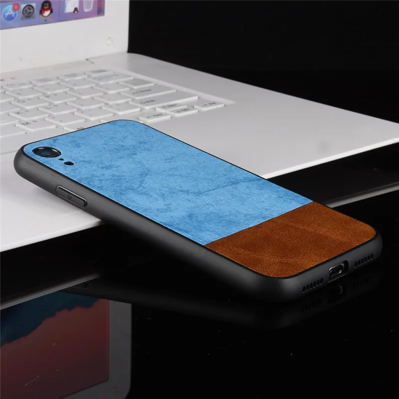 Чехол для Apple iPhone XR чехол мягкий силиконовый 6 1 дюйма из искусственной кожи X R