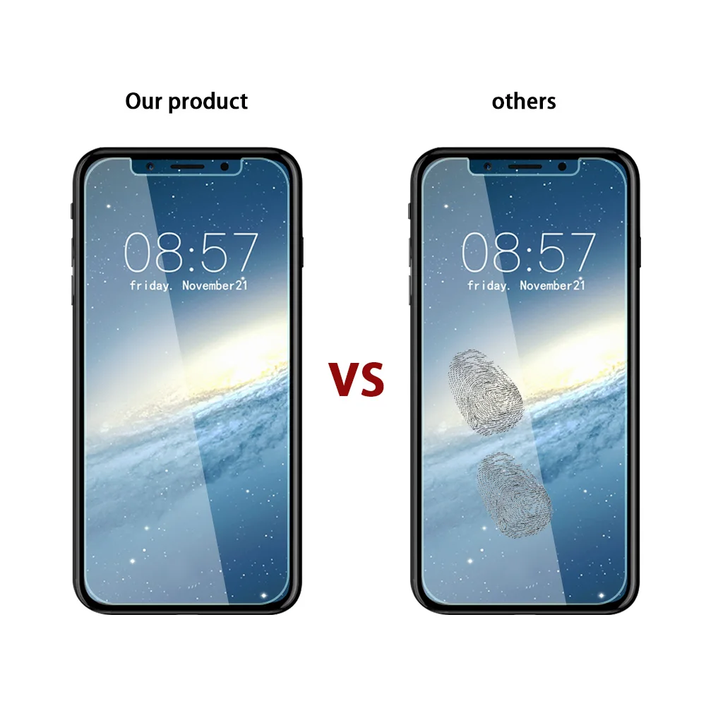 100 шт. взрывоупорное 9H закаленное стекло для защиты экрана iPhone 12 12promax xs max xr x 6/6s/7