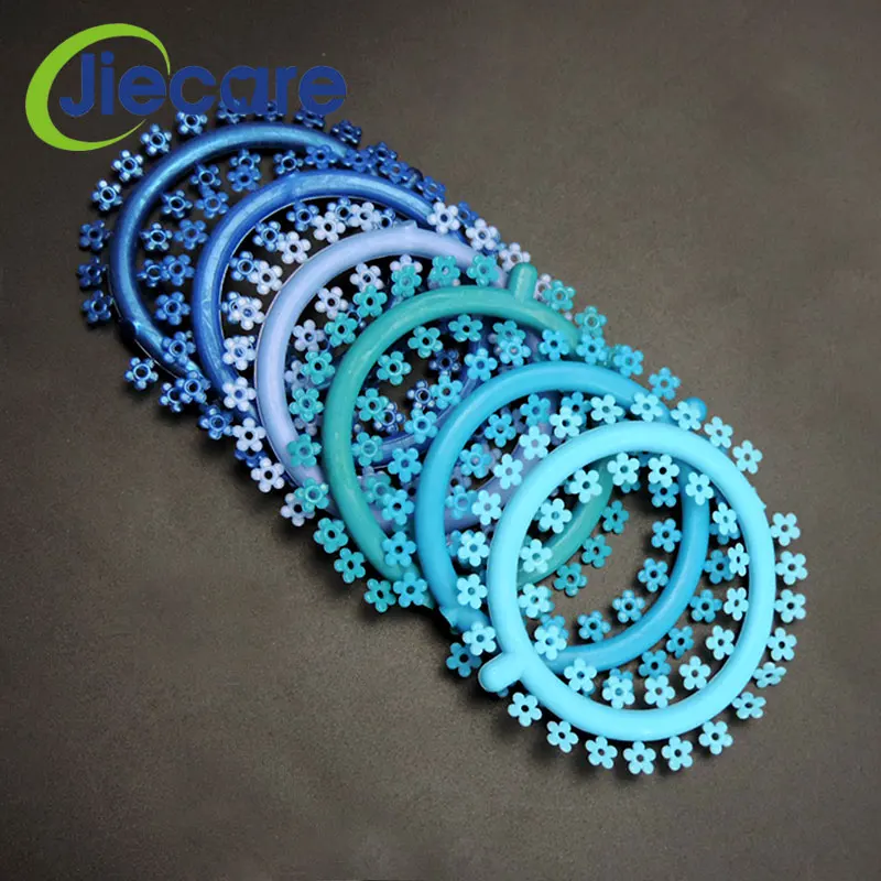 25PCS/Bag Hot Sale Dental Circular Orthodontic Cartoon Ligature Ties Flower Multi-colored Dentist Products | Красота и здоровье