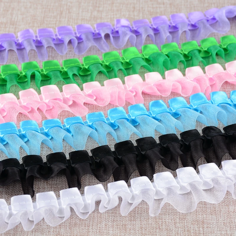 Многоцветная хлопчатобумажная вышивка 1 метр кружевной воротник тканевый