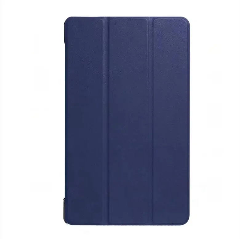 dark blue Магнитный стенд смарт-чехол из полиуретановой кожи для lenovo Tab 4 8 TB-8504F/8504N/8504X8," чехол для планшета+ экранная пленка+ стилус - Цвет: dark blue