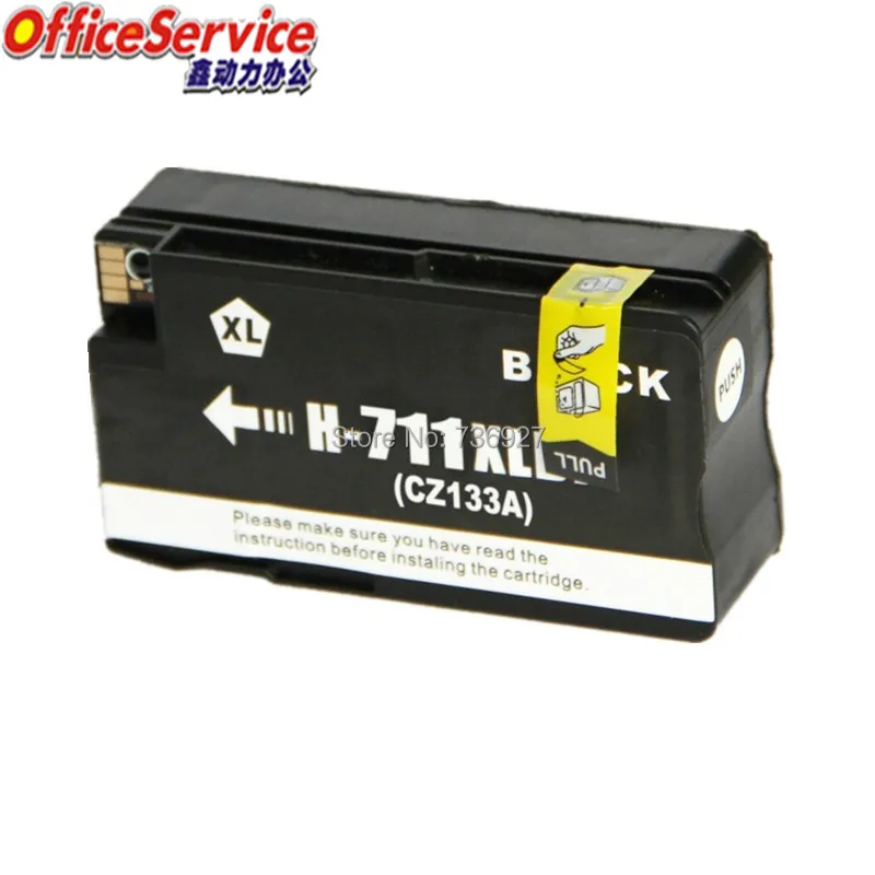 5X совместимый чернильный картридж для HP 711 hp711XL подходит Designjet T120 24/T120 610/T520 24/T520