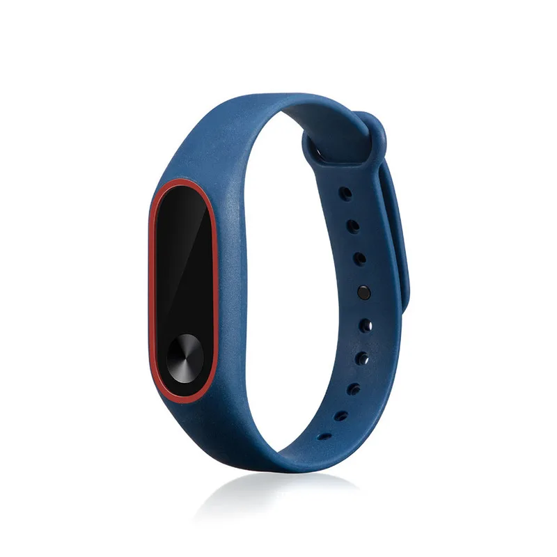 Светящийся силиконовый ремешок для Mi Band 2 регулируемый цветной запястья замена