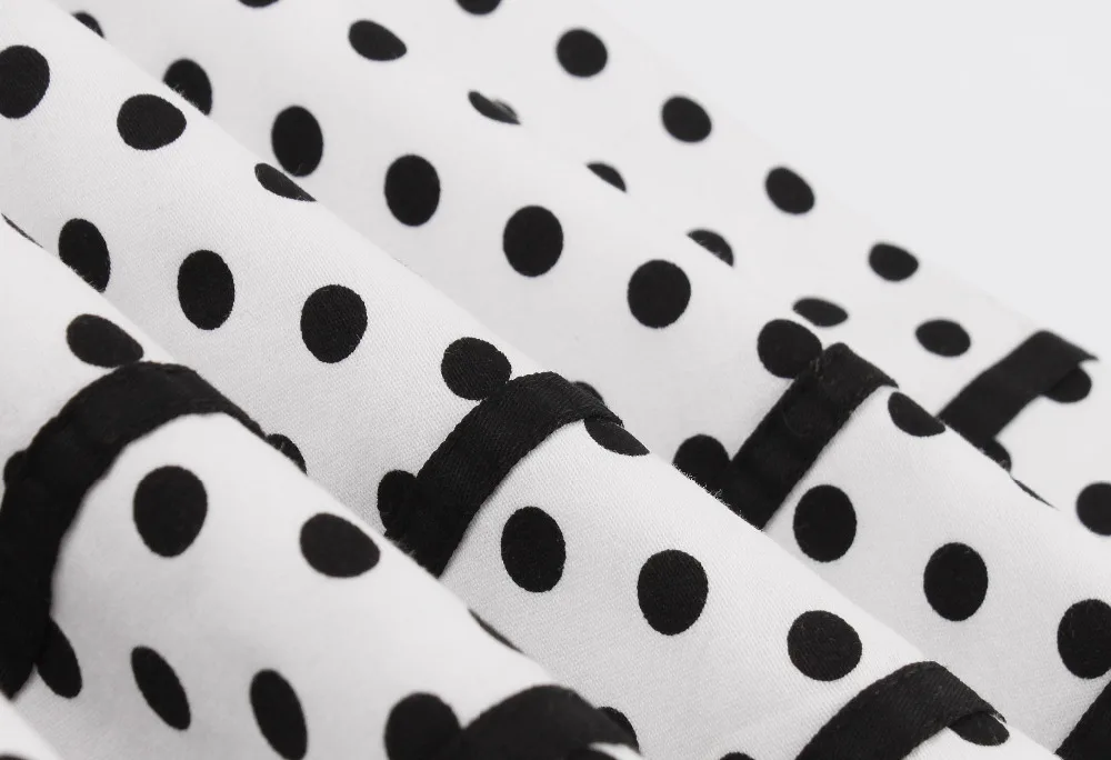 Платье женское в горошек винтажное вечернее стиле ретро без рукавов пин-ап