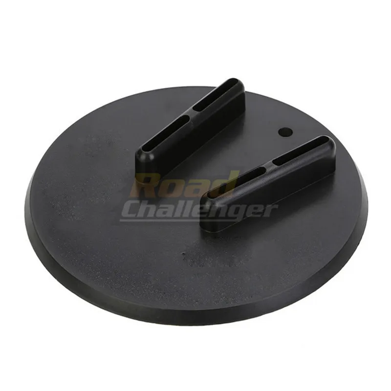 Black Боковая подставка для мотоцикла Jiffy Stand Coaster Pad Puck 1 шт. для Harley Touring Sportster Dyna Sidestand Kickstand для мотоцикла - Цвет: Black
