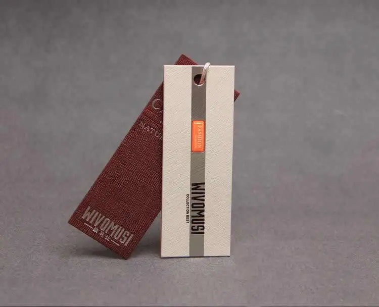 Индивидуальные бирки для одежды/ювелирных изделий подвешивания с принтом сделай