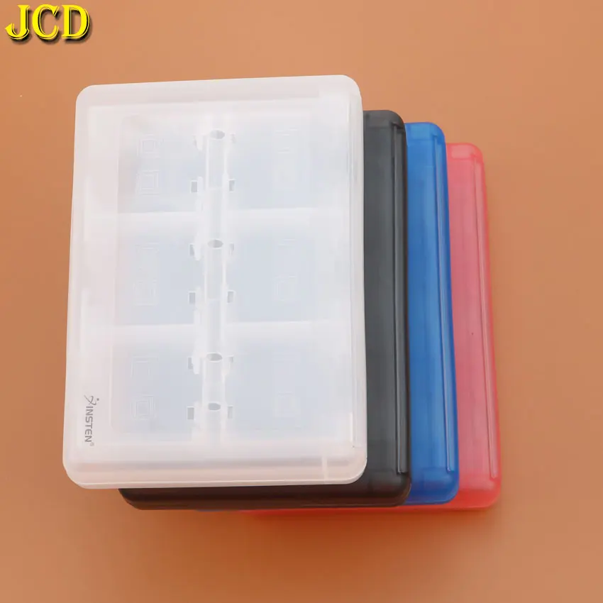 JCD 28 в 1 игровая Карта памяти Чехол Жесткий Пластик Micro SD Держатель для Nod NDS NDSi 3DS LL XL хранение картриджей коробка