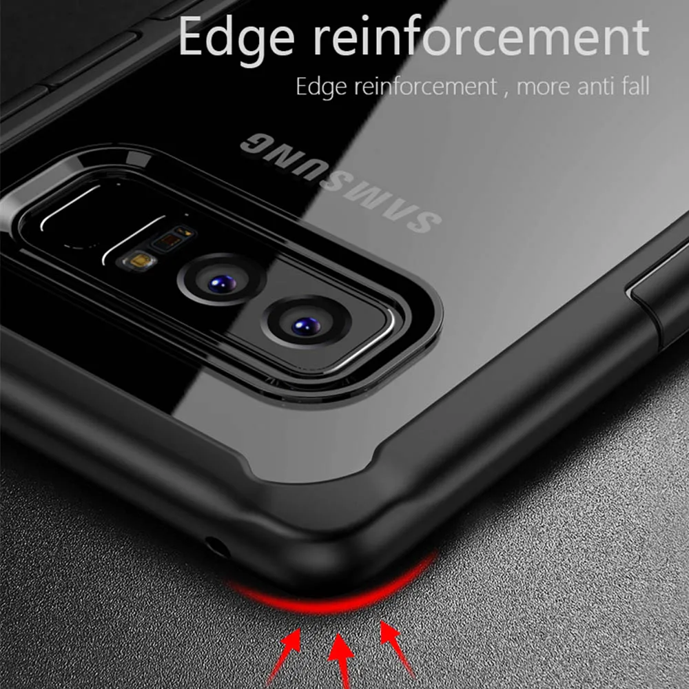 Asuwish Мягкий ТПУ силиконовый чехол для Samsung Galaxy S8 Plus Note 8 Note8 N950 N950F G950F G955F телефона