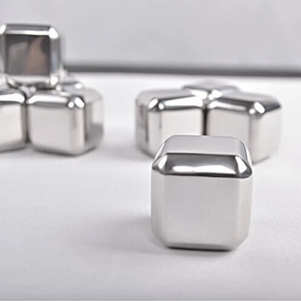 4/6/8 шт./партия кубики из нержавеющей стали для виски/бара товары KTV wiskey/охладитель