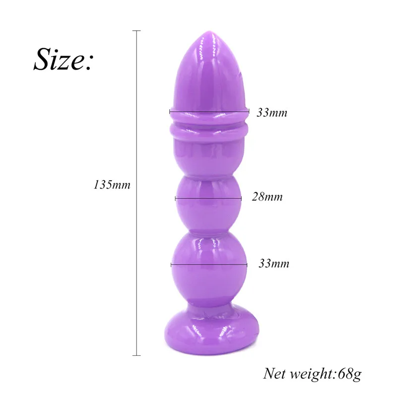 Anal Bead Plug Jelly Toys G Spot Plugs Adult Sex Products Butt for Men Women | Красота и здоровье