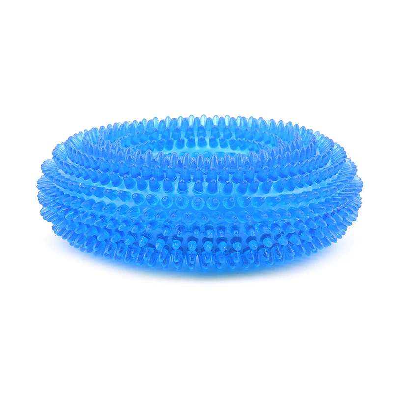 Squeak Chew Toys TPR Sound Circle For Large Dogs Training Funny Pet Ring Puppy Big Dog Interactive | Дом и сад