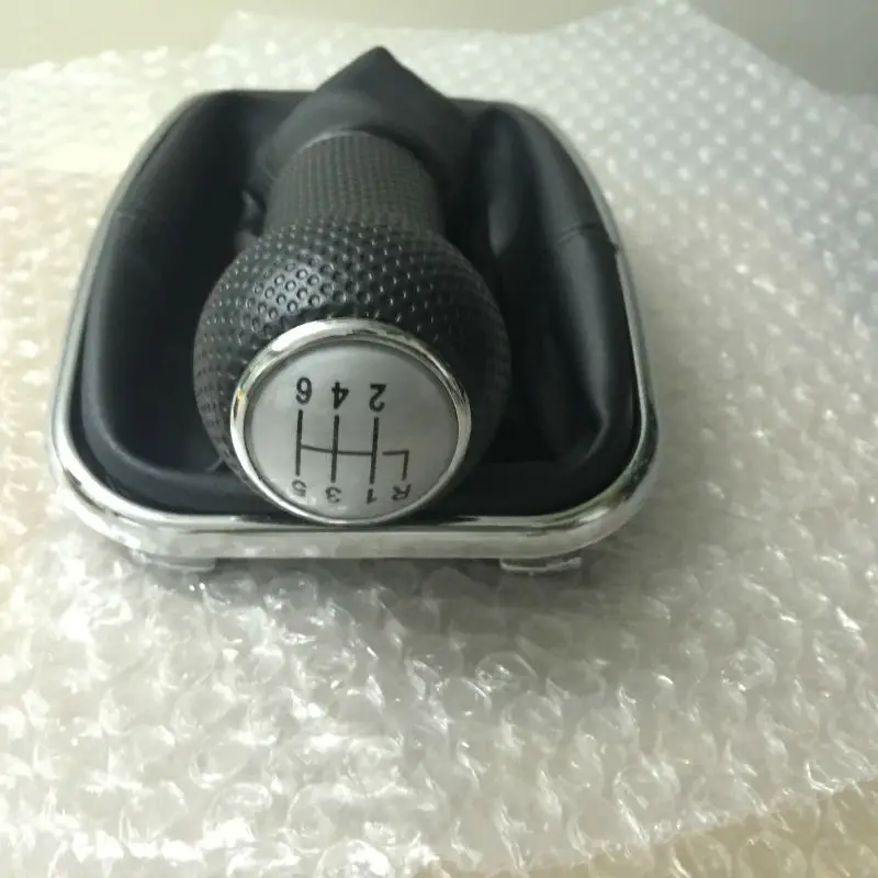 FAT Бесплатная доставка 12 мм серебряная крышка 6 ручка переключения передач для Golf