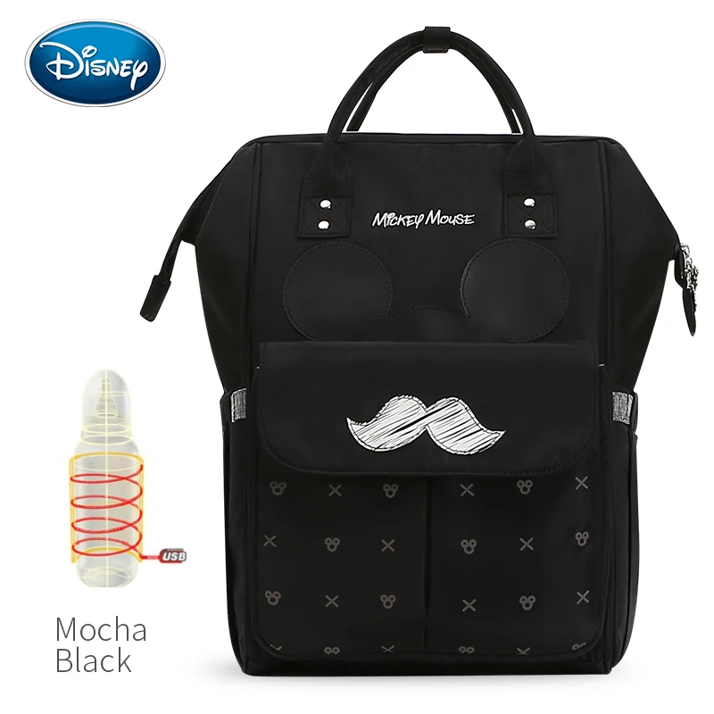 Дисней USB бутылочка для кормления дорожный Рюкзак Детские сумки мамы сумка