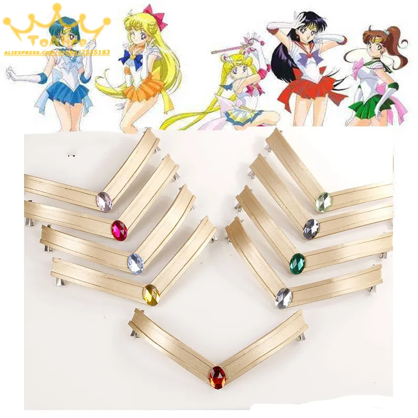 Японский Tsuking Усаги Sailor Chibi Юпитер головной убор EVA детский ободок Тиара 25th Юбилей