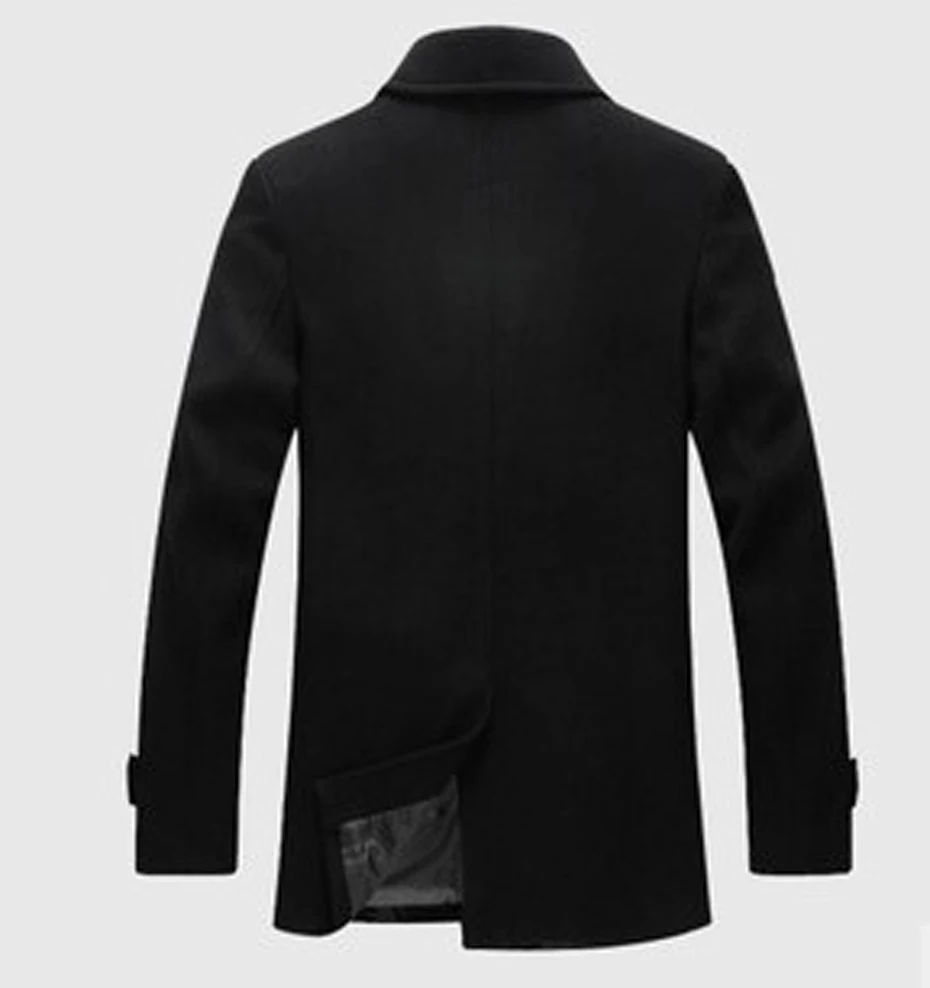 Мужское кашемировое пальто на зиму, мужская куртка manteau homme, мужское шерстяное пальто средней длины, пальто для отдыха