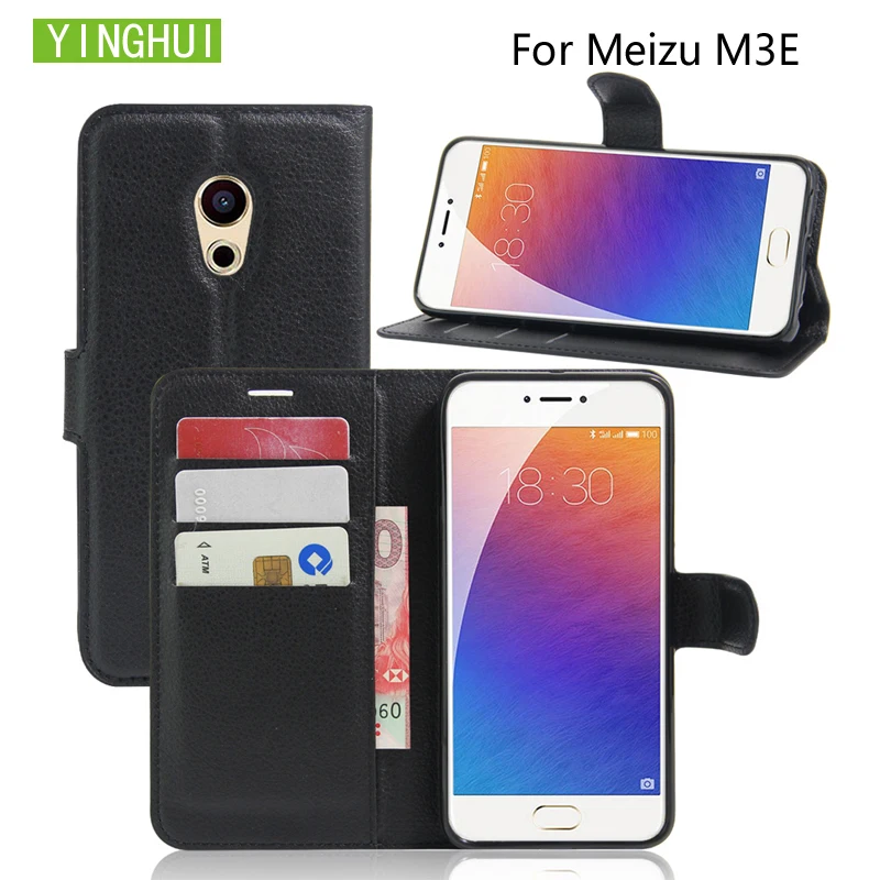 Кожаный чехол YINGHUI для Meizu Meilan E защитный кожаный бумажник откидная крышка