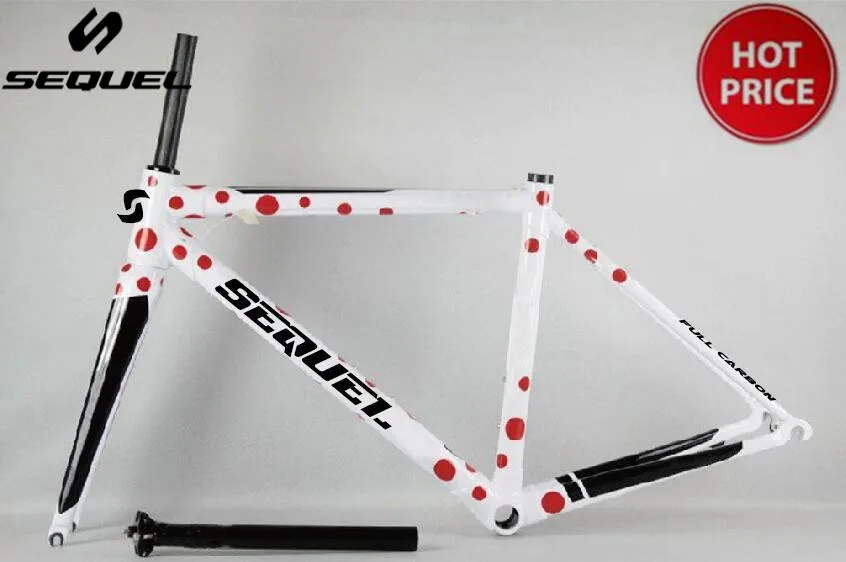 Карбоновая рама дорожный велосипед 2016 необработанные рамы гоночный китайская