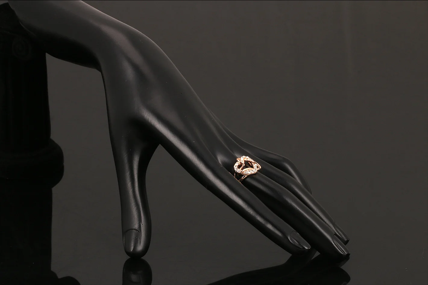 Любовь CZ Сердце кольца для Для женщин ААА Цирконий кольцо девочек подарок