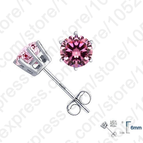 Женские серьги гвоздики из серебра 925 пробы 8 цветов|earrings filigree|earrings moonearring dangle |