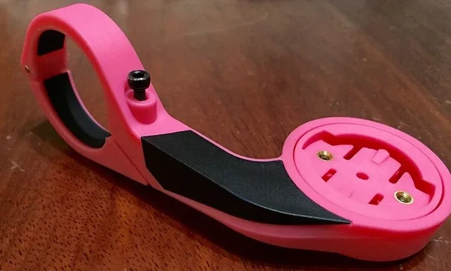 pink Внешний дизайн 25,4/31,8 мм Крепление для компьютера для велосипеда garmin edge 130 200 510 520 800 810 820 bryton igpsport - Цвет: pink