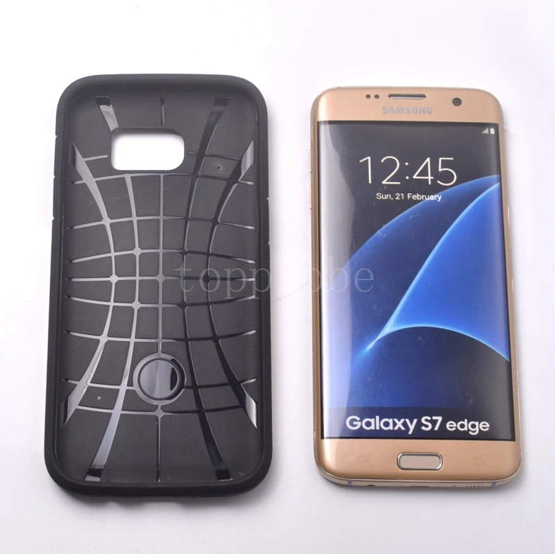 Распродажа! Жесткий Тонкий защитный чехол для Samsung Galaxy S7 Edge Силиконовая защита
