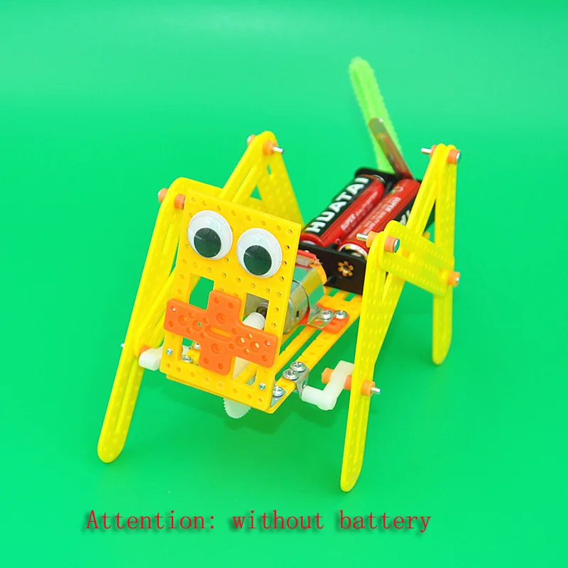 DIY робот собака модель научная игрушка помощь детям в обучении творчество