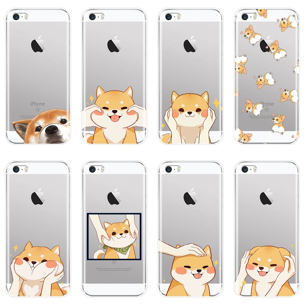 Задняя крышка для iPhone 4 4S 5 5C 5S SE силиконовый чехол Apple S|Бамперы| |