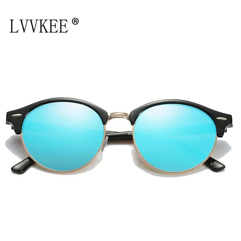 Круглые поляризационные солнцезащитные очки для мужчин и женщин 2020 Ретро