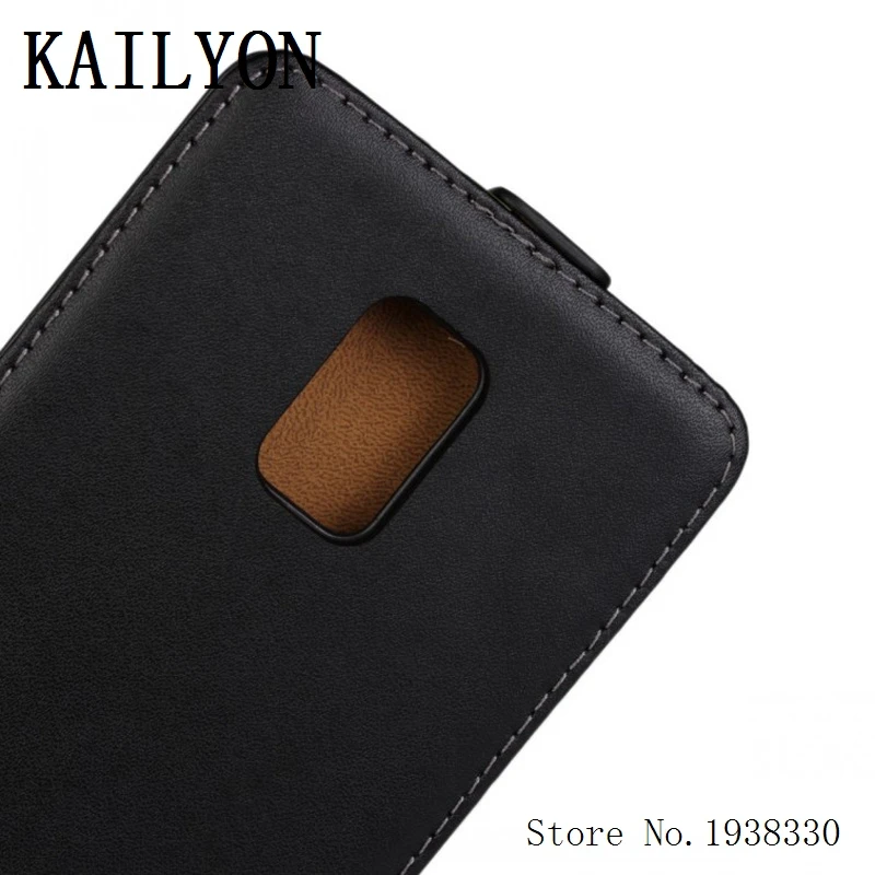 KAILYON N9150 роскошный чехол из натуральной кожи для Samsung Galaxy Note Edge N915 Вертикальный