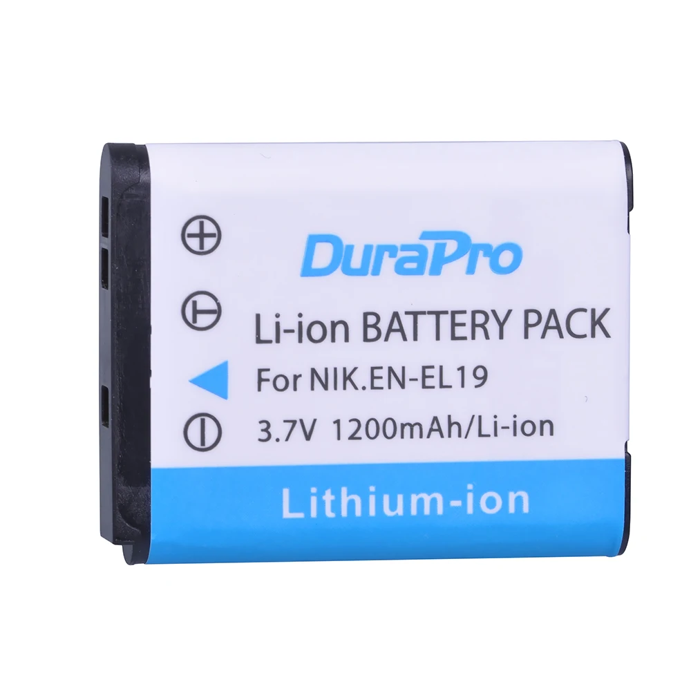 4 шт. EN EL19 аккумулятор камеры + USB двойное зарядное устройство для Nikon S2500 S100 S2600 S3100