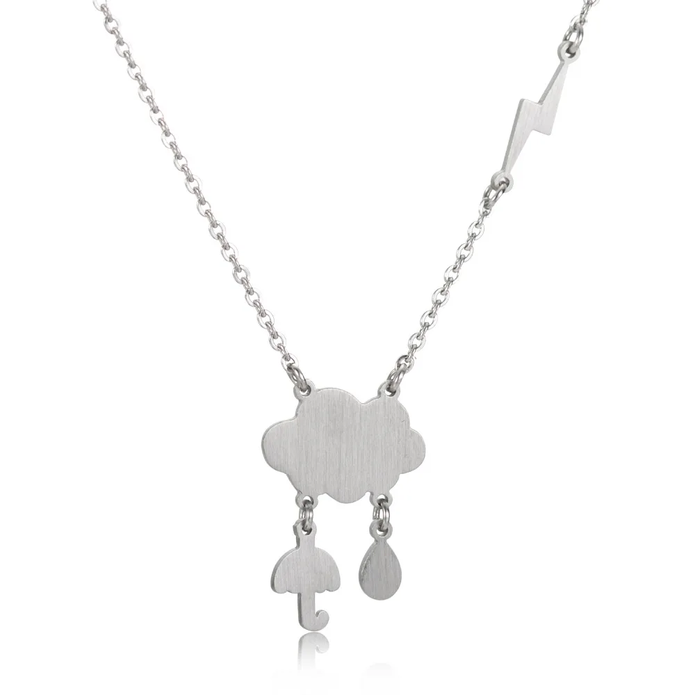 Крошечные Ювелирные изделия Очаровательное ожерелье для женщин из нержавеющей