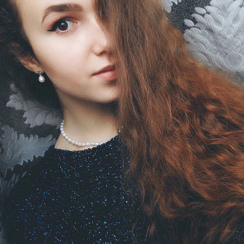 Серьги DAIMI из серебра 925 пробы 8-9 мм жемчужные серьги-подвески натуральный жемчуг