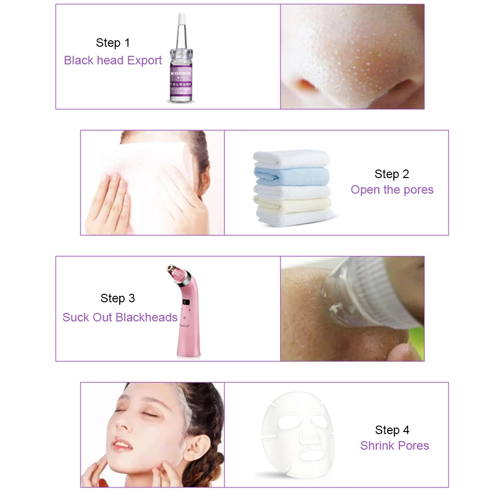 Профессиональный вакуумный инструмент для удаления угрей средство точек лица