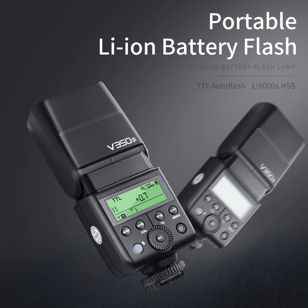 Вспышка для камеры Godox V350S ttl HSS 2 4G со встроенным литий-ионным аккумулятором sony a7RIII