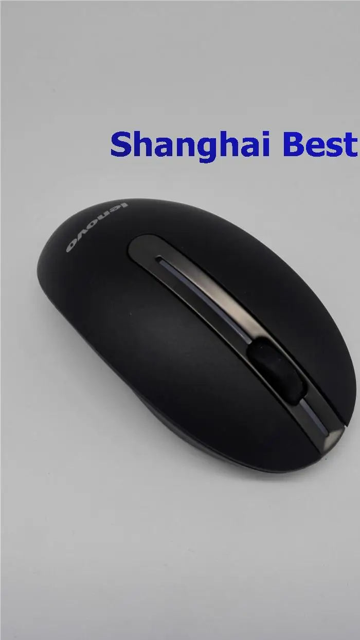 Черный Lenovo новая Оригинальная SM-8861 Беспроводная лазерная мышь 2,4 ГГц 1000 точек/дюйм легкие мыши для ноутбука Thinkpad черный серебристый белый iMac - Цвет: Черный