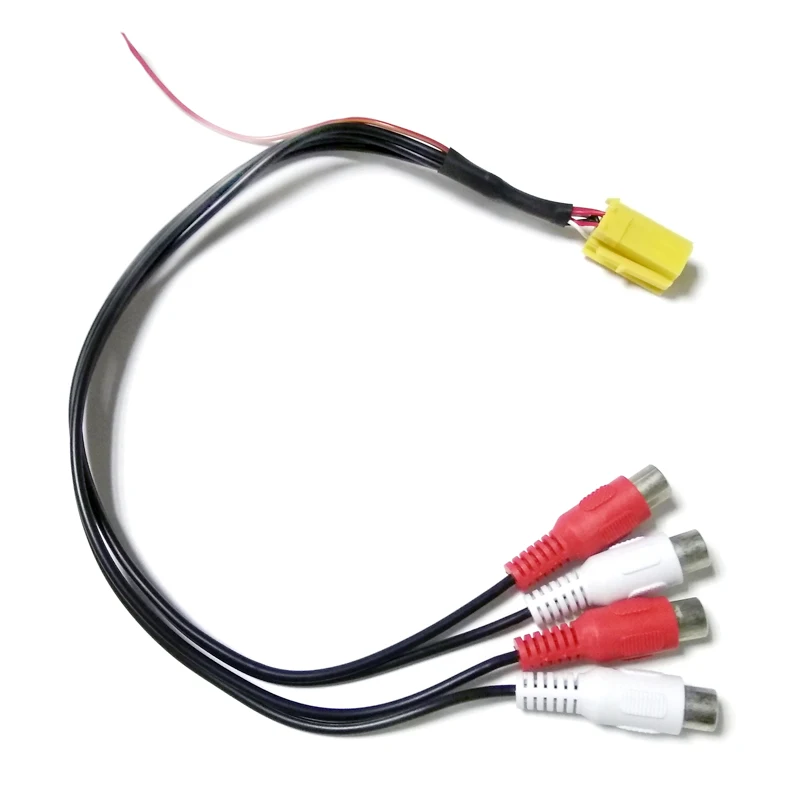 Автомобильный линейный адаптер Biurlink 4RCA Mini кабель переходник Aux in для Blau punkt Grundig VDO