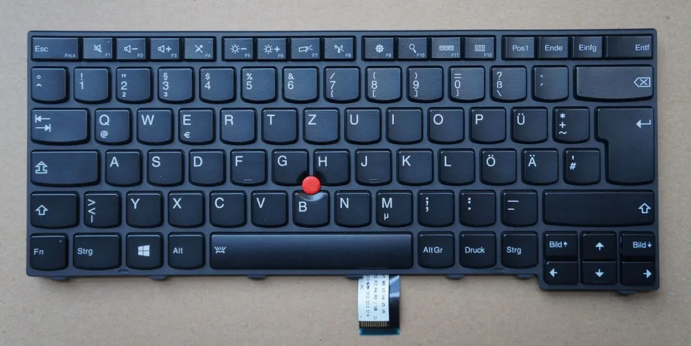 Топы Клавиатура для ноутбука lenovo Thinkpad T450 T450S клавиатура с подсветкой Gr/Немецкая