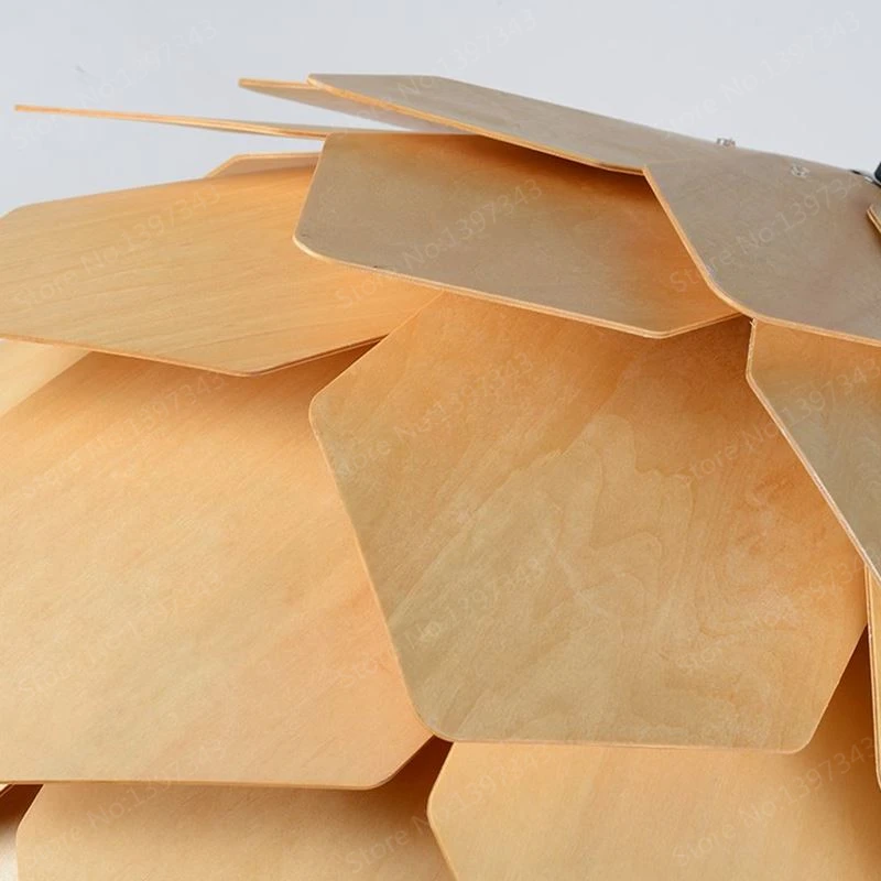 Деревянные подвесные светильники в стиле модерн Дания сделай сам диаметр 25/40/50/60